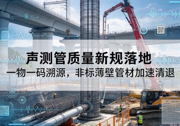 温泉声测管质量新规落地，一物一码溯源，非标薄壁管材加速清退